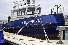 Arrival of A.M.S. NOVA - 1606 1200bhp DAMEN Stan Tug in Mackay, Queensland. 